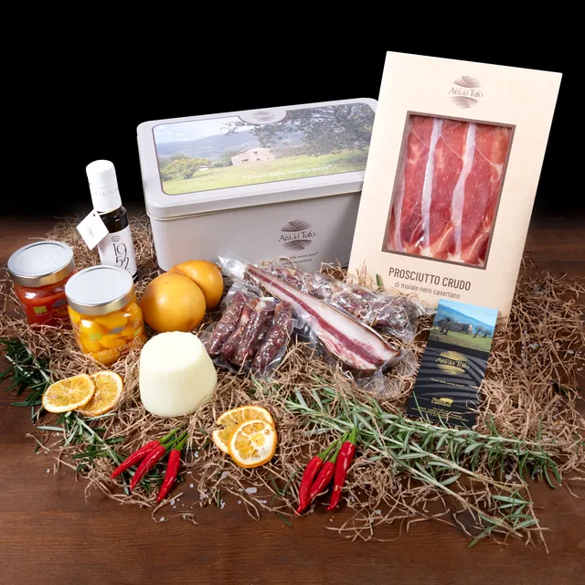 Tenuta Ara del Tufo Gift Box Latta Standard Alta Salumeria