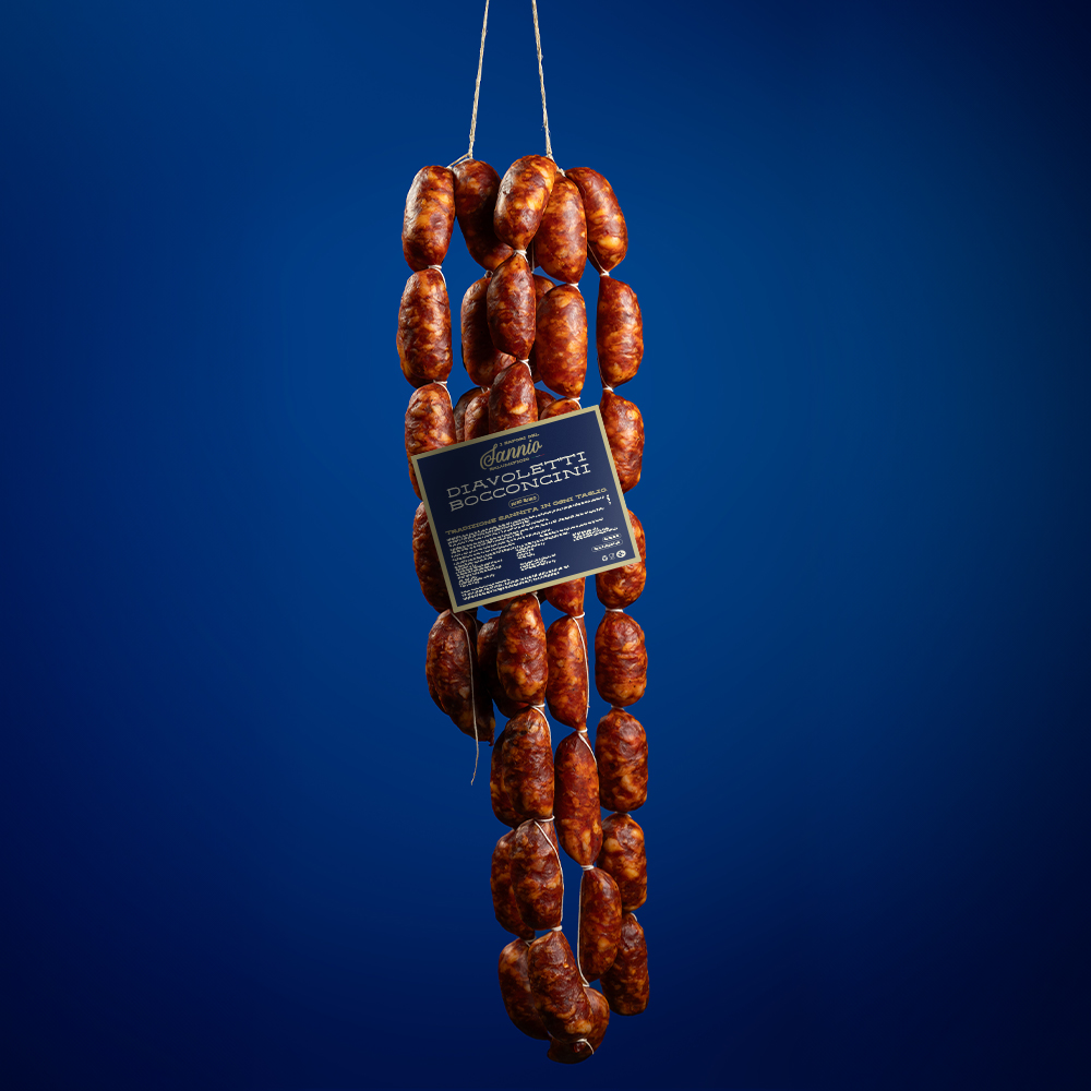 Sapori del Sannio Diavoletti Salame Piccante al Pepe