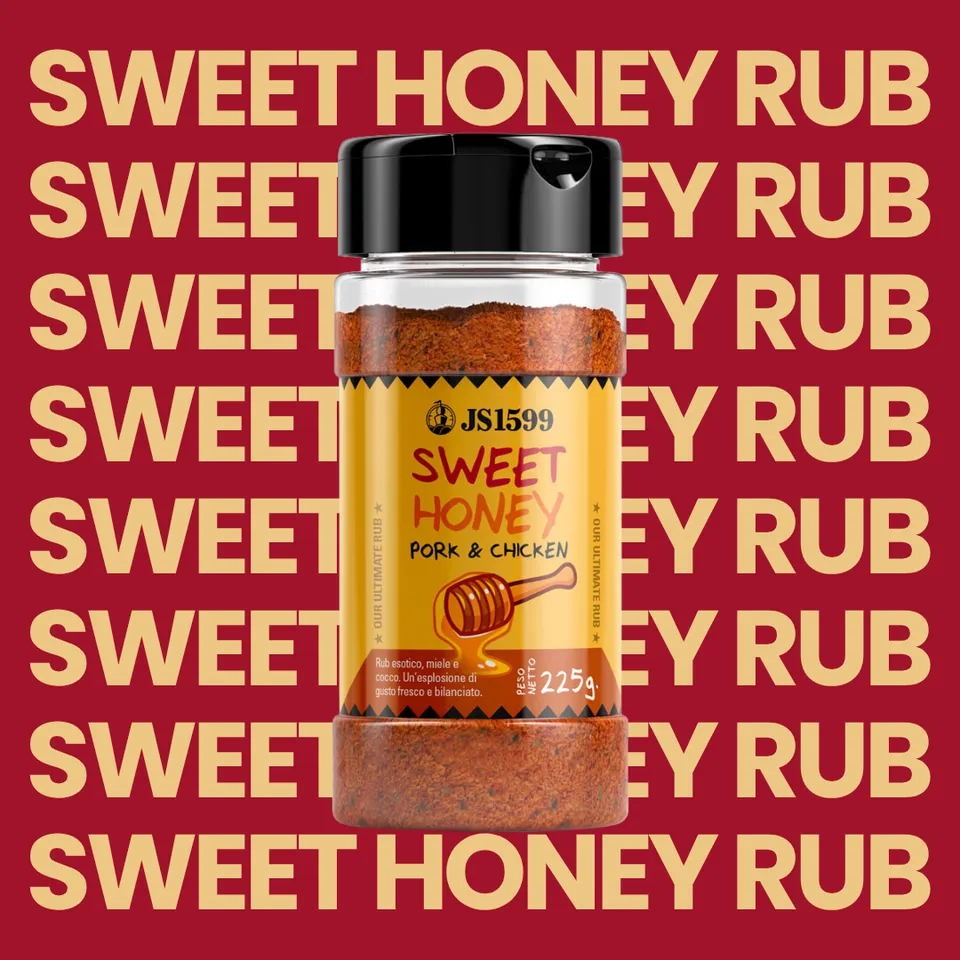 Ambrosini Condimenti Rub Sweet Honey per carne 225 g