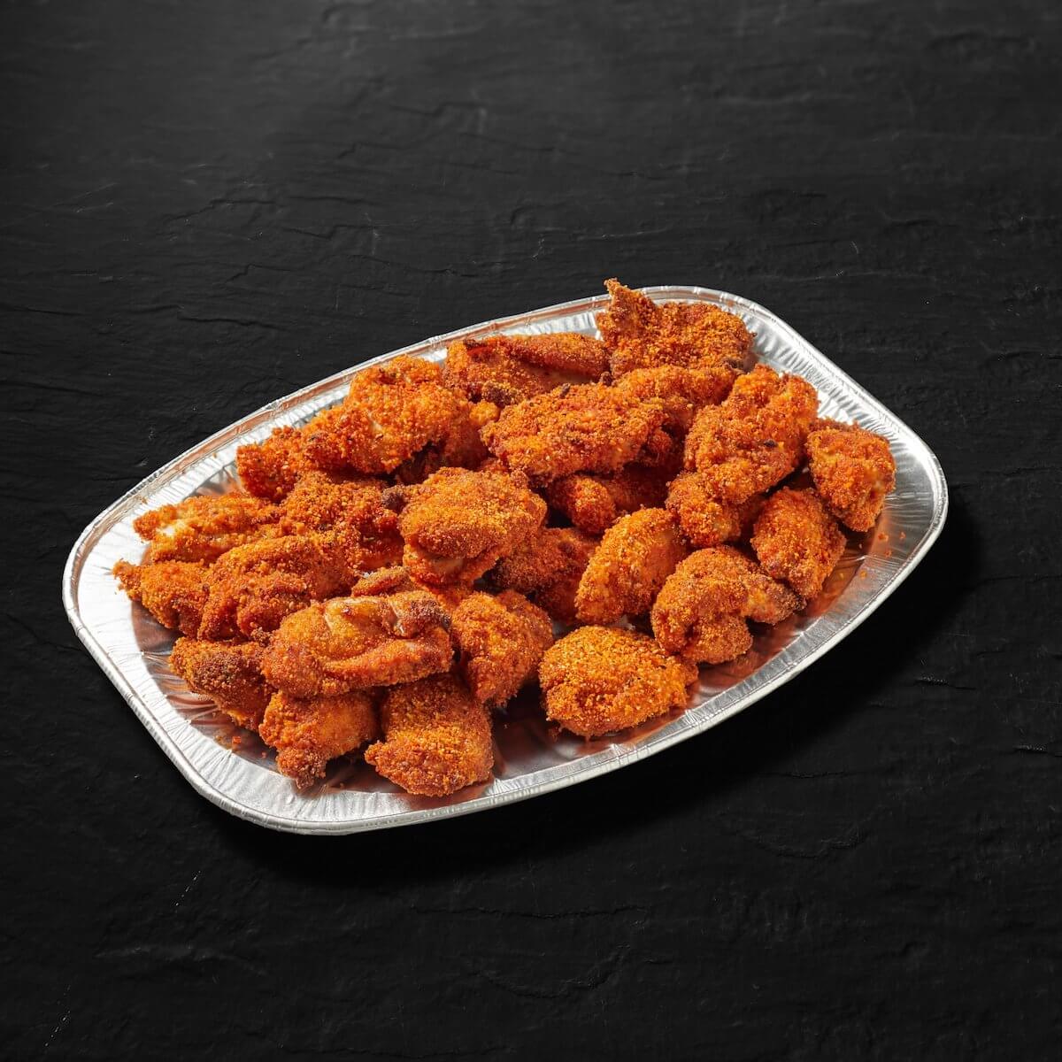 Rooster's Hapjesschalen Kippeling vassoio pollo croccante 2 salse