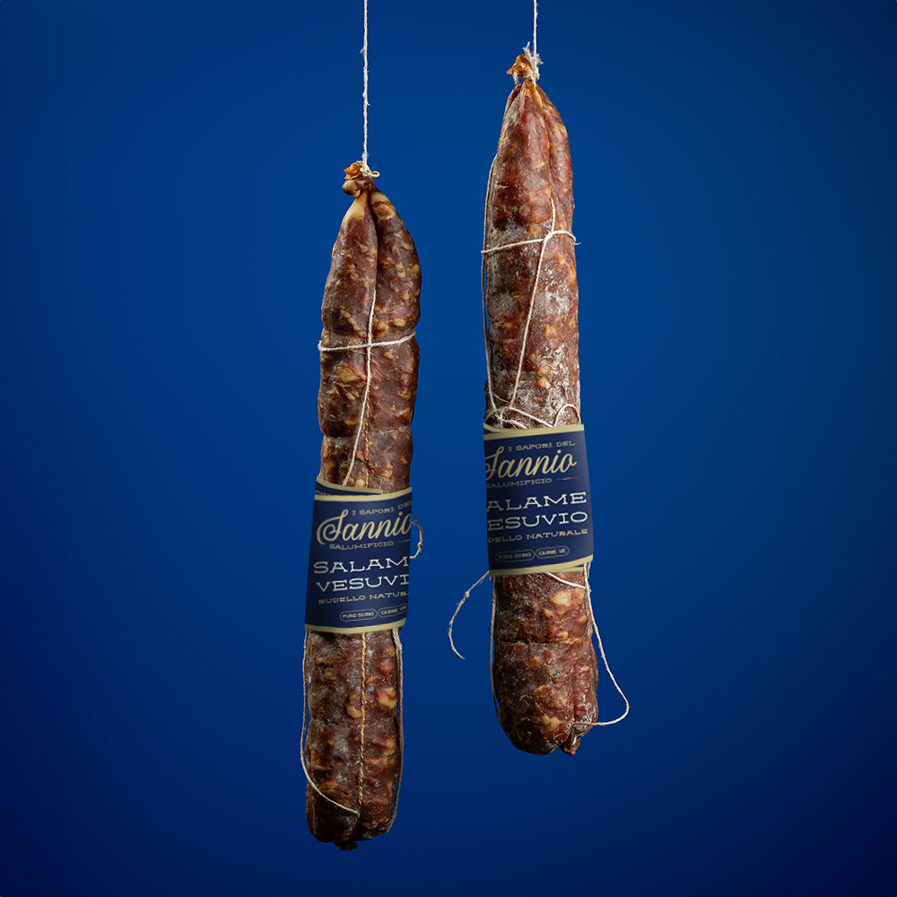 Sapori del Sannio Salami Salame Vesuvio Nazionale Speziato