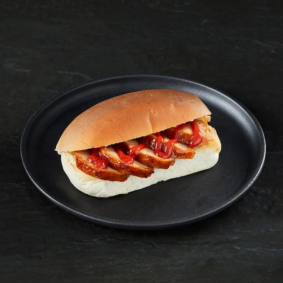 Rooster's Broodje Kipgehaktbal panino pollo caldo