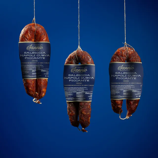 Sapori del Sannio Salsiccia Napoli Curva Piccante Salame