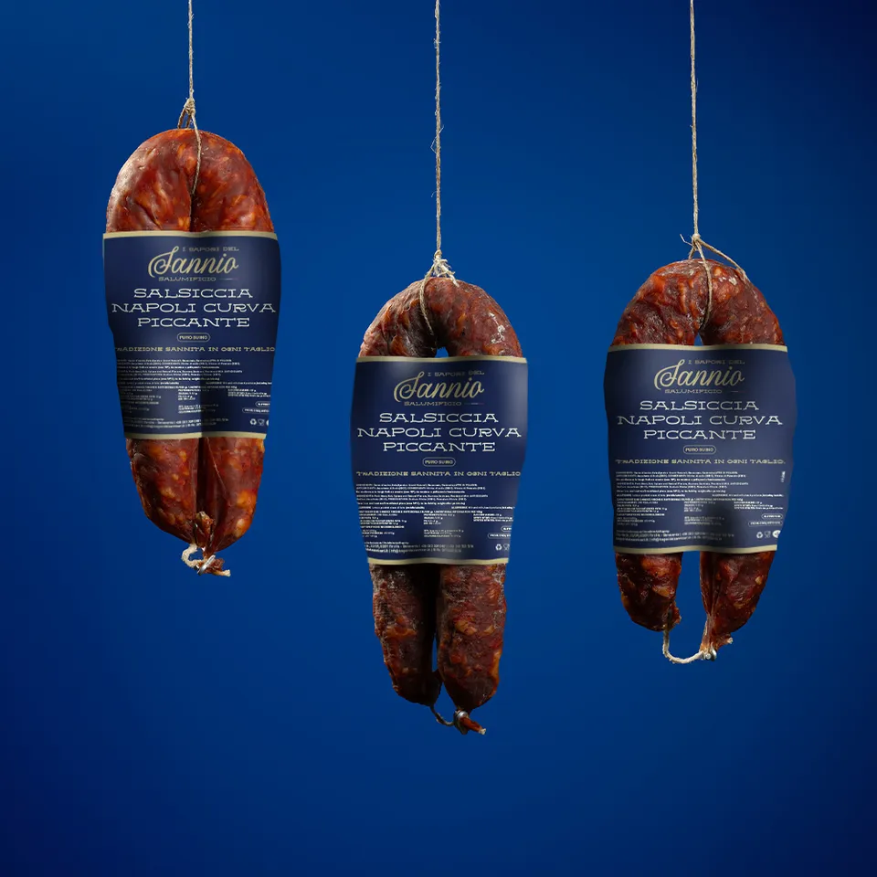 Sapori del Sannio Salsiccia Napoli Curva Piccante Salame