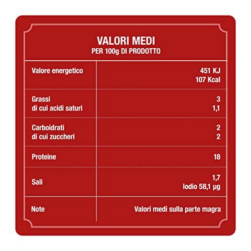 Rovagnati Snello Prosciutto Cotto 8 kg sale iodato