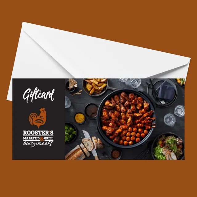 Rooster's Giftcards Giftcard buono regalo 10 15 25 euro