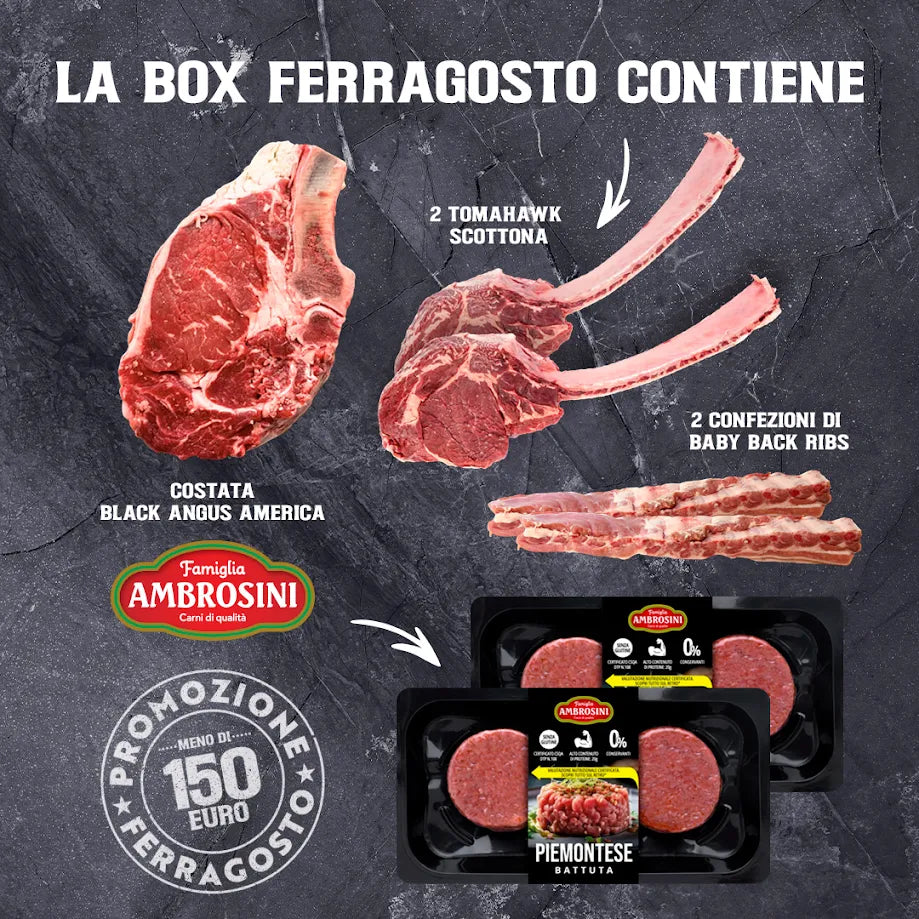 AMBROSINI Box Ferragosto carne mista griglia barbecue