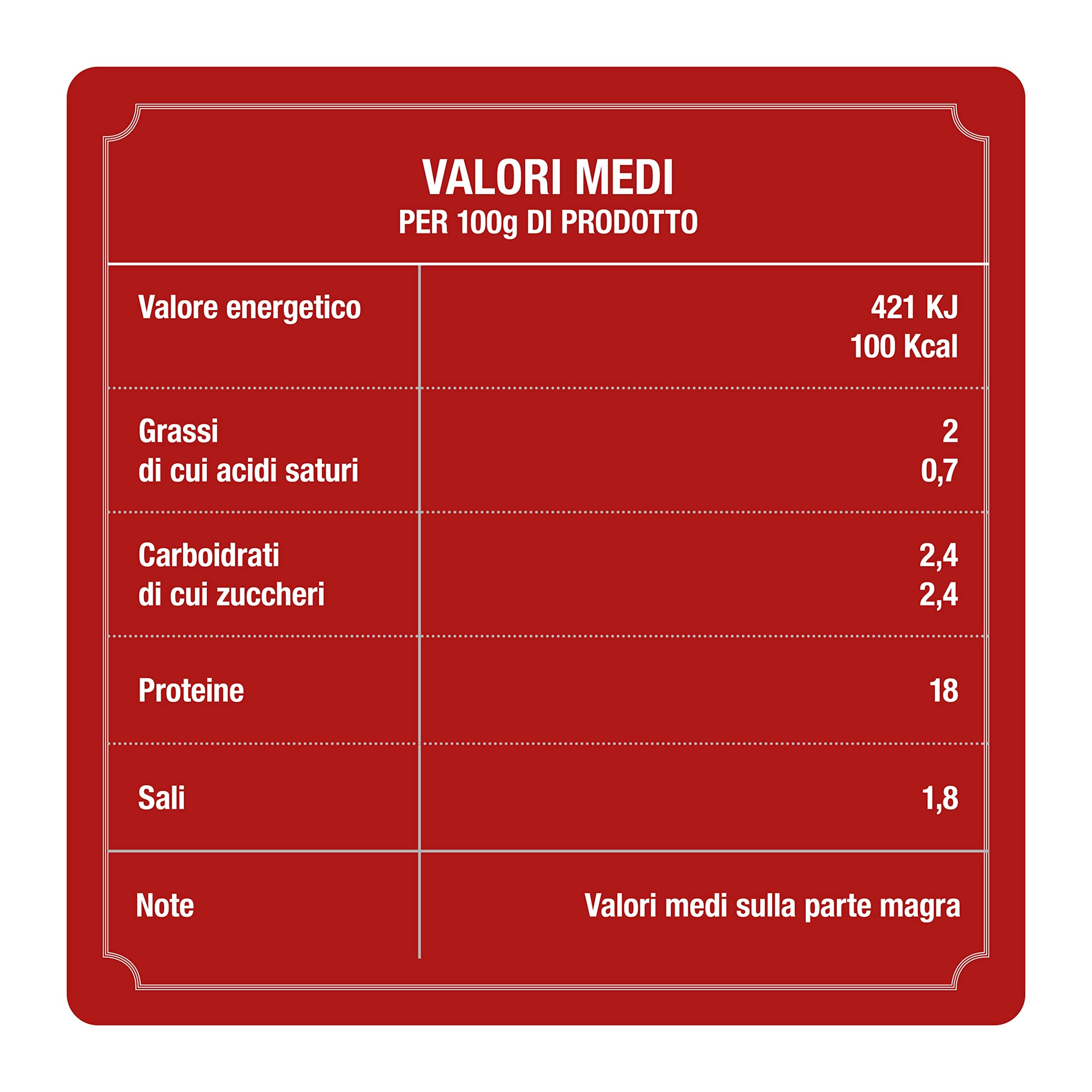 Rovagnati Snello Gran Cotto Affettato 10x100g Magro