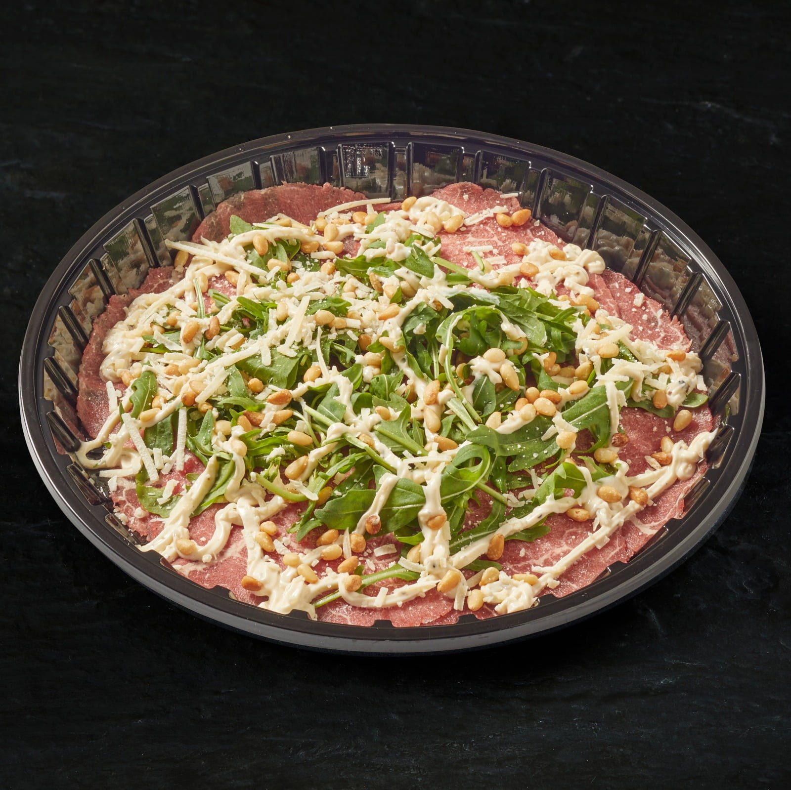 Rooster's Hapjesschalen Carpaccio schaal carpaccio manzo pesto