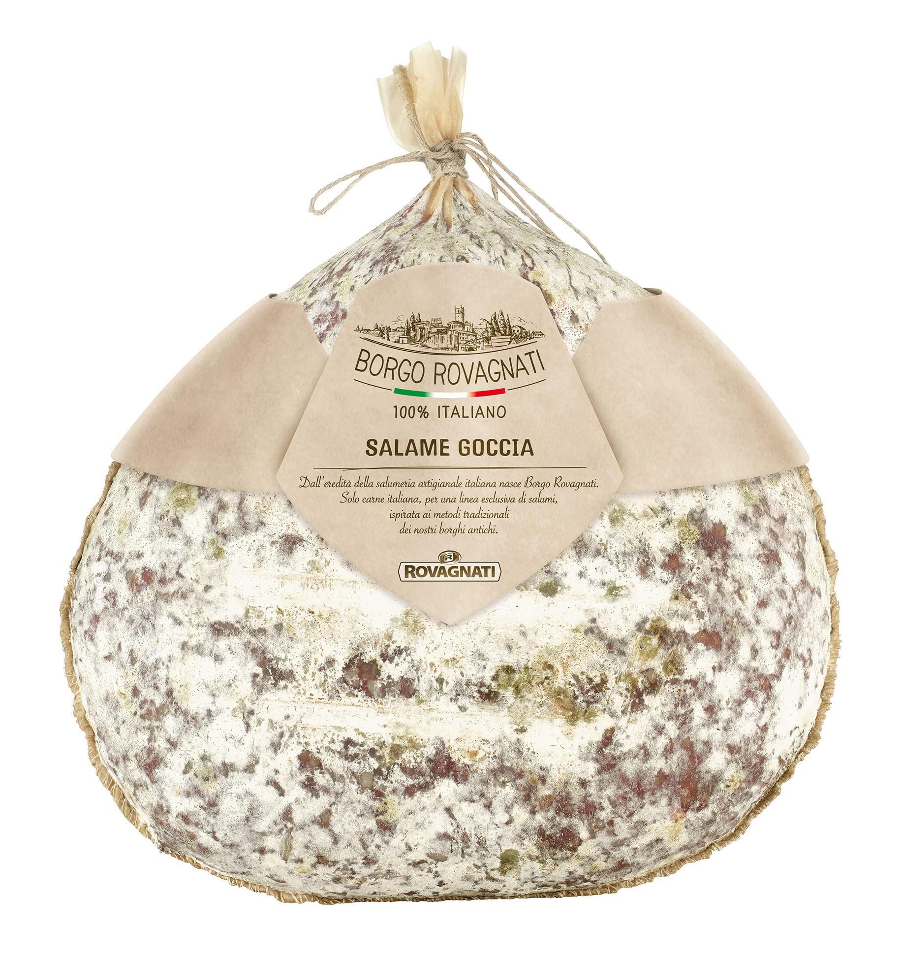 Rovagnati Borgo Rovagnati Salame Goccia Intero 3,5 kg Dolce
