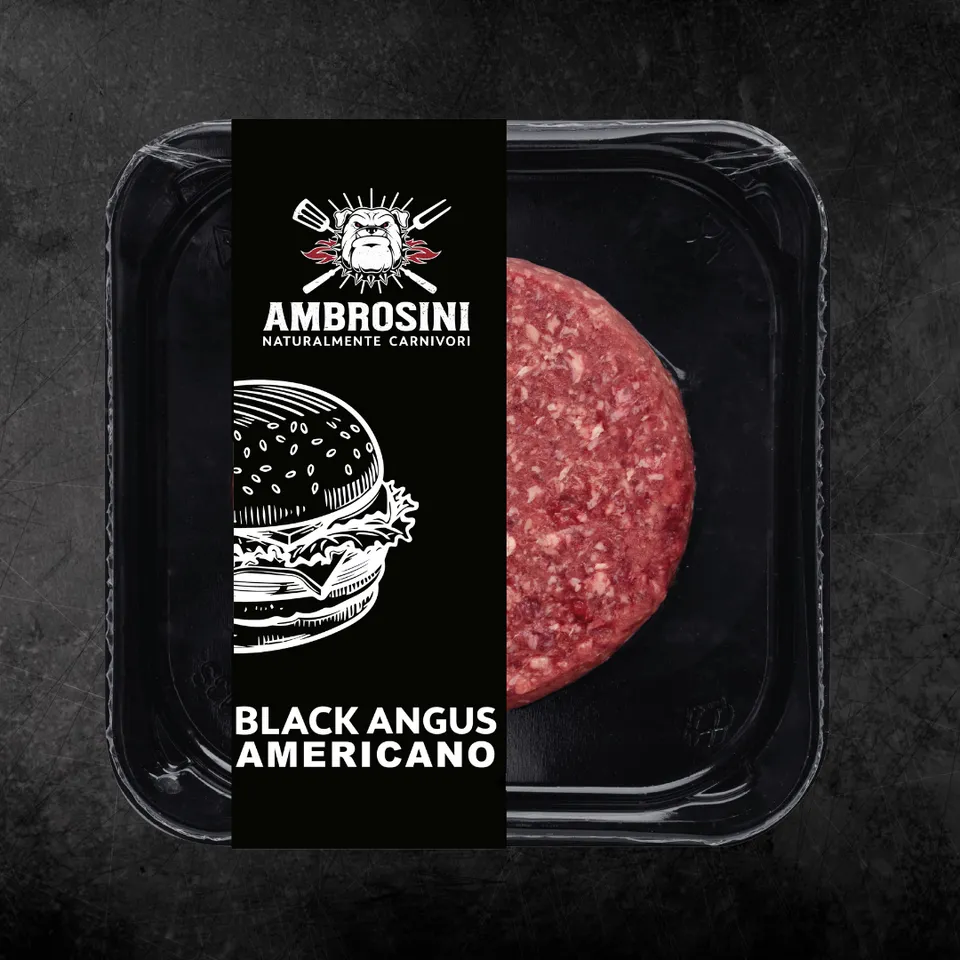 AMBROSINI Hamburger Black Angus America Hamburger 200 g