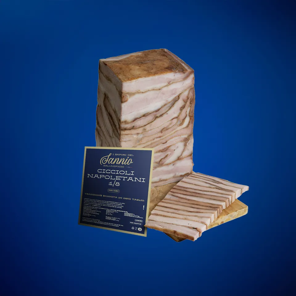 Sapori del Sannio Strutto e Ciccioli Ciccioli 1/8 pressati