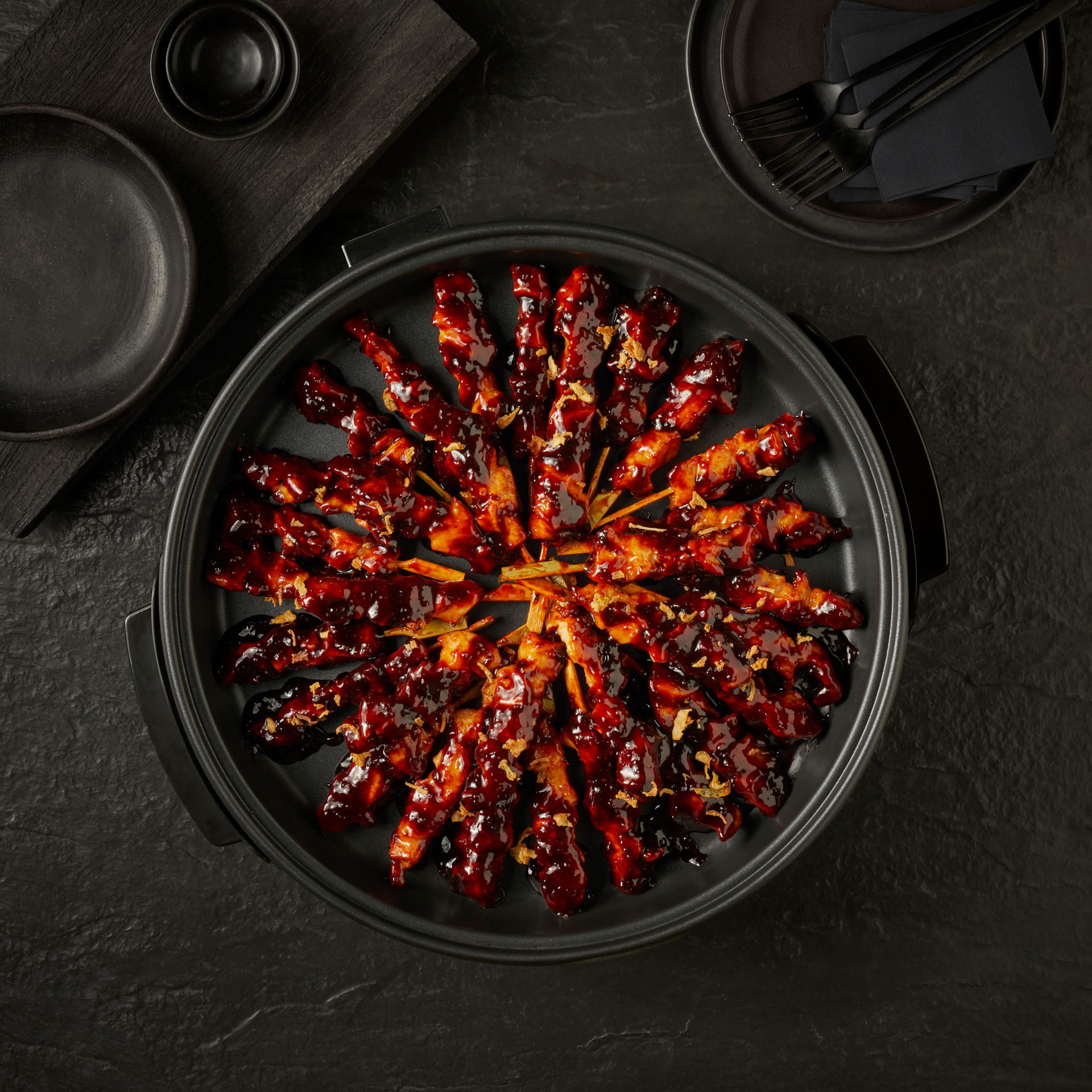 Rooster's Kippannen Saté Roedjak teglia pollo salsa