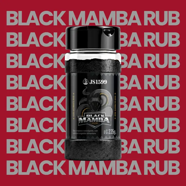 AMBROSINI Condimenti Rub Black Mamba rub 225 g piccante