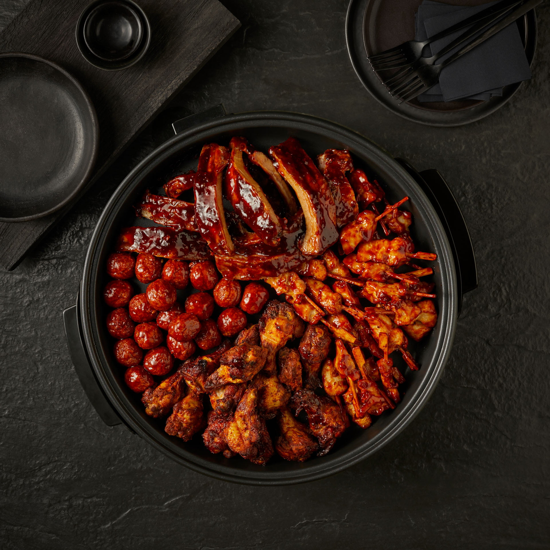 Rooster's Kippannen Mixed Grill teglia pollo mista
