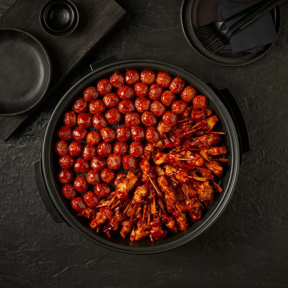Rooster's Kippannen Kippan polpette e mini-saté 80 pezzi