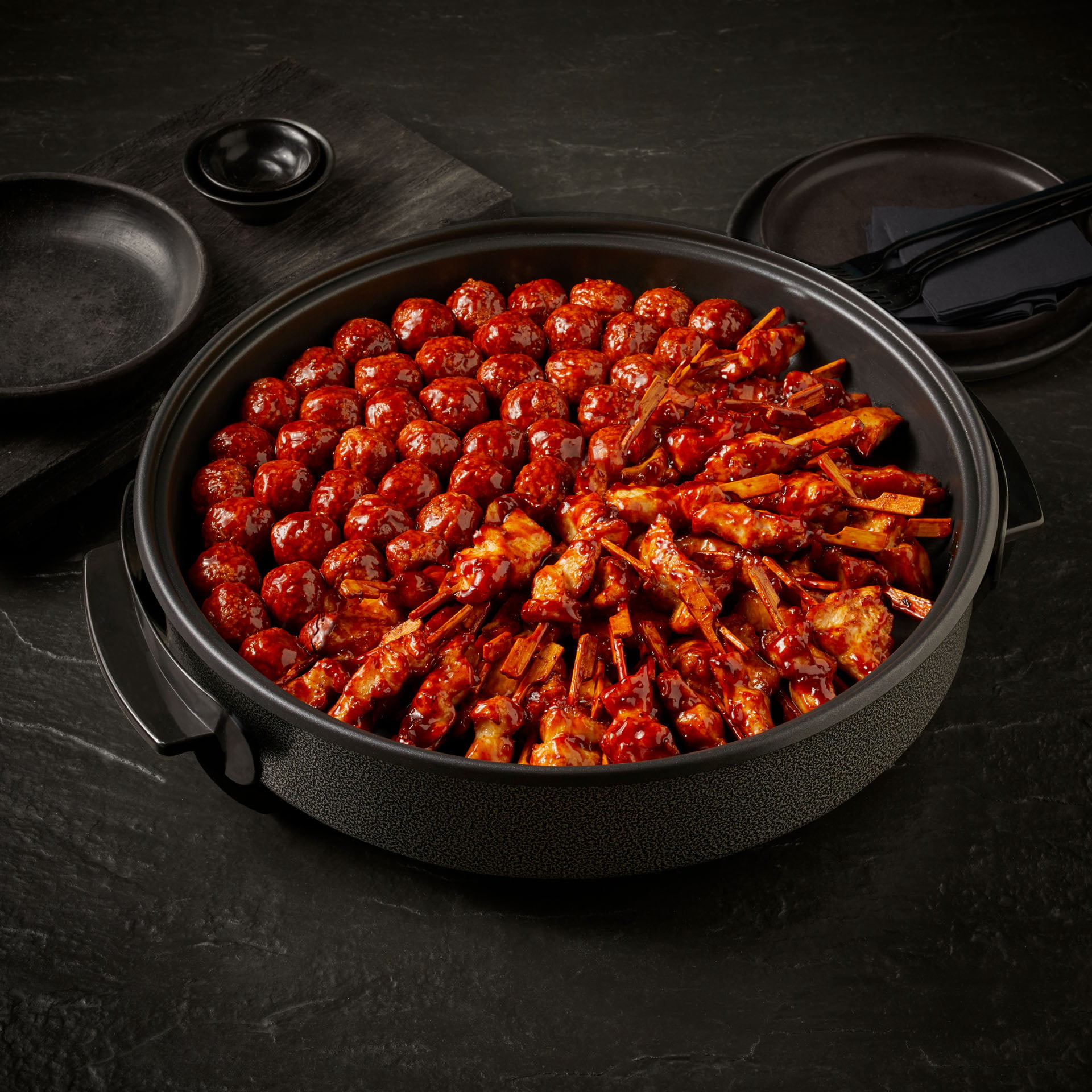 Rooster's Kippannen Kippan polpette e mini-saté 80 pezzi