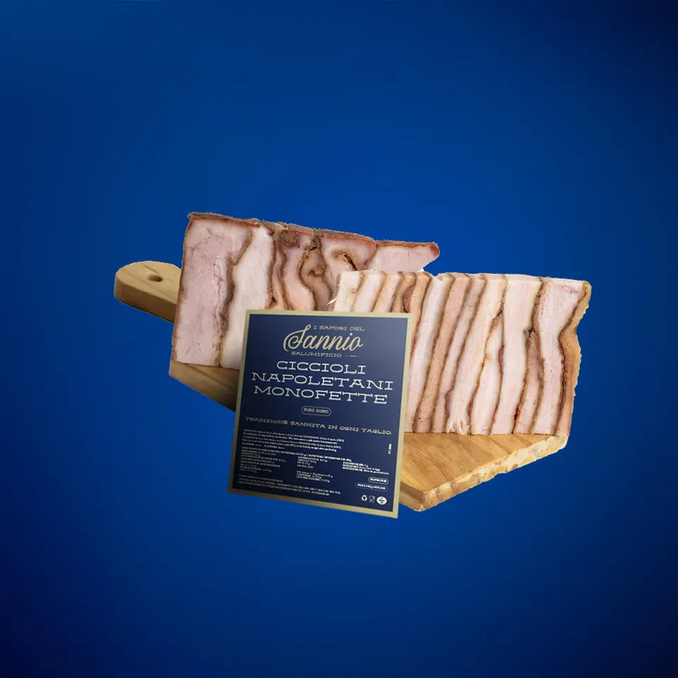 Sapori del Sannio Ciccioli Monofetta 250 g Pancetta