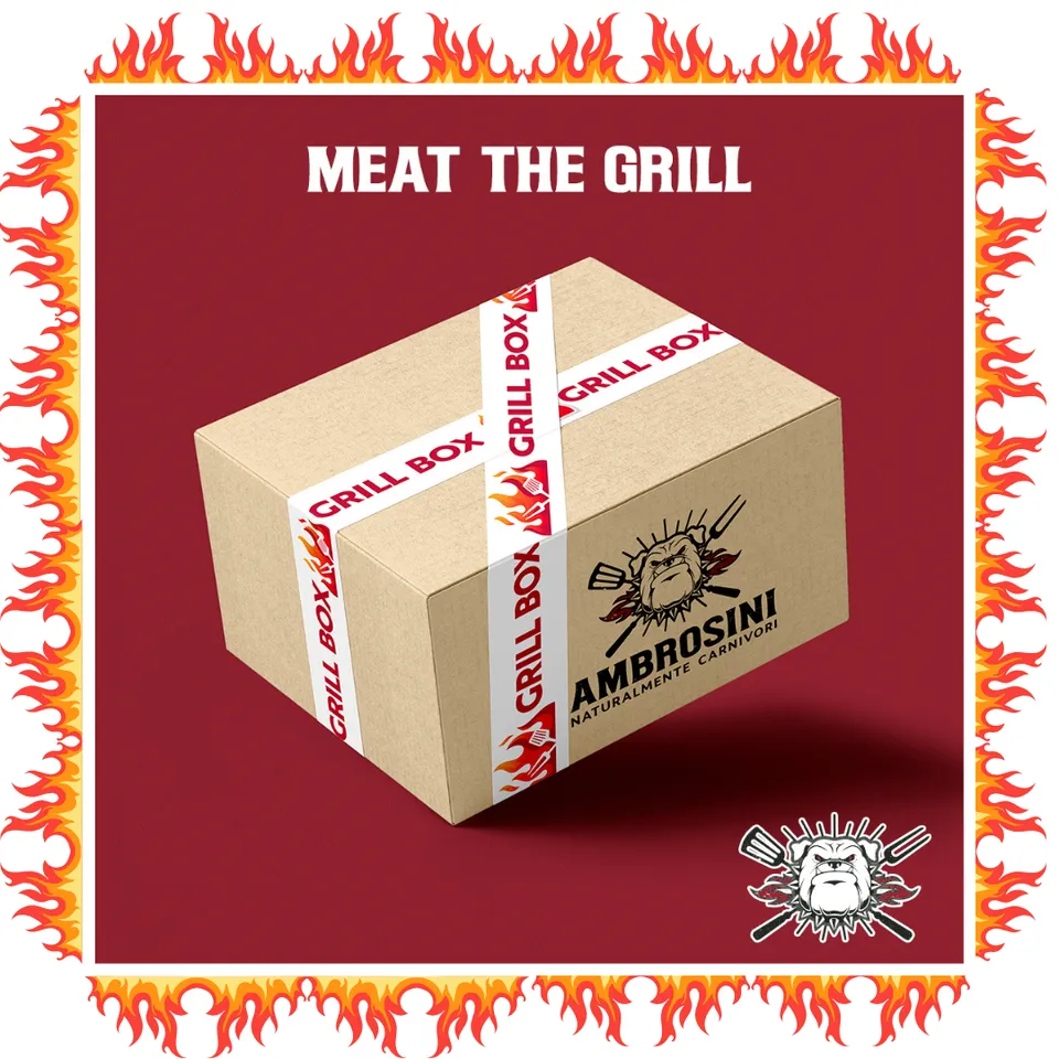 AMBROSINI Box Box Grill Box Carne Black Angus e Bufalo