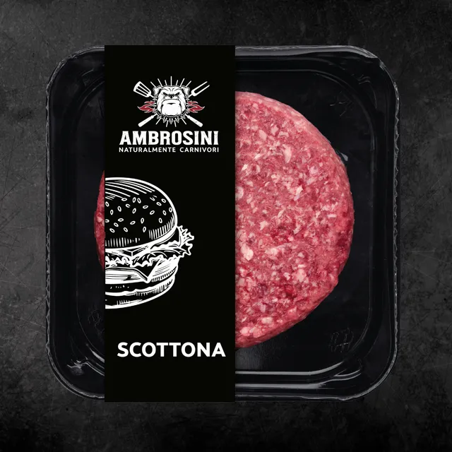 AMBROSINI Hamburger Scottona hamburger manzo 200 g