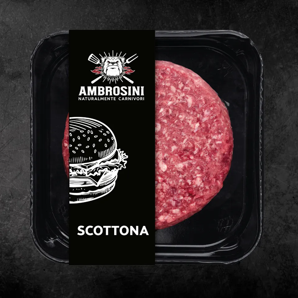 AMBROSINI Hamburger Scottona hamburger manzo 200 g