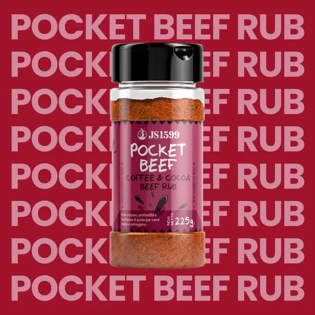 AMBROSINI Condimenti Rub Pocket Beef mix spezie 225 g