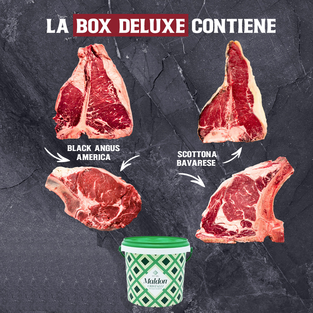 AMBROSINI Box Deluxe carne mista costata fiorentina 4 pezzi