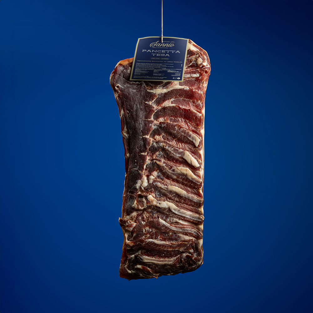 Sapori del Sannio Pancette Pancetta Tesa Bacon salume stagionato