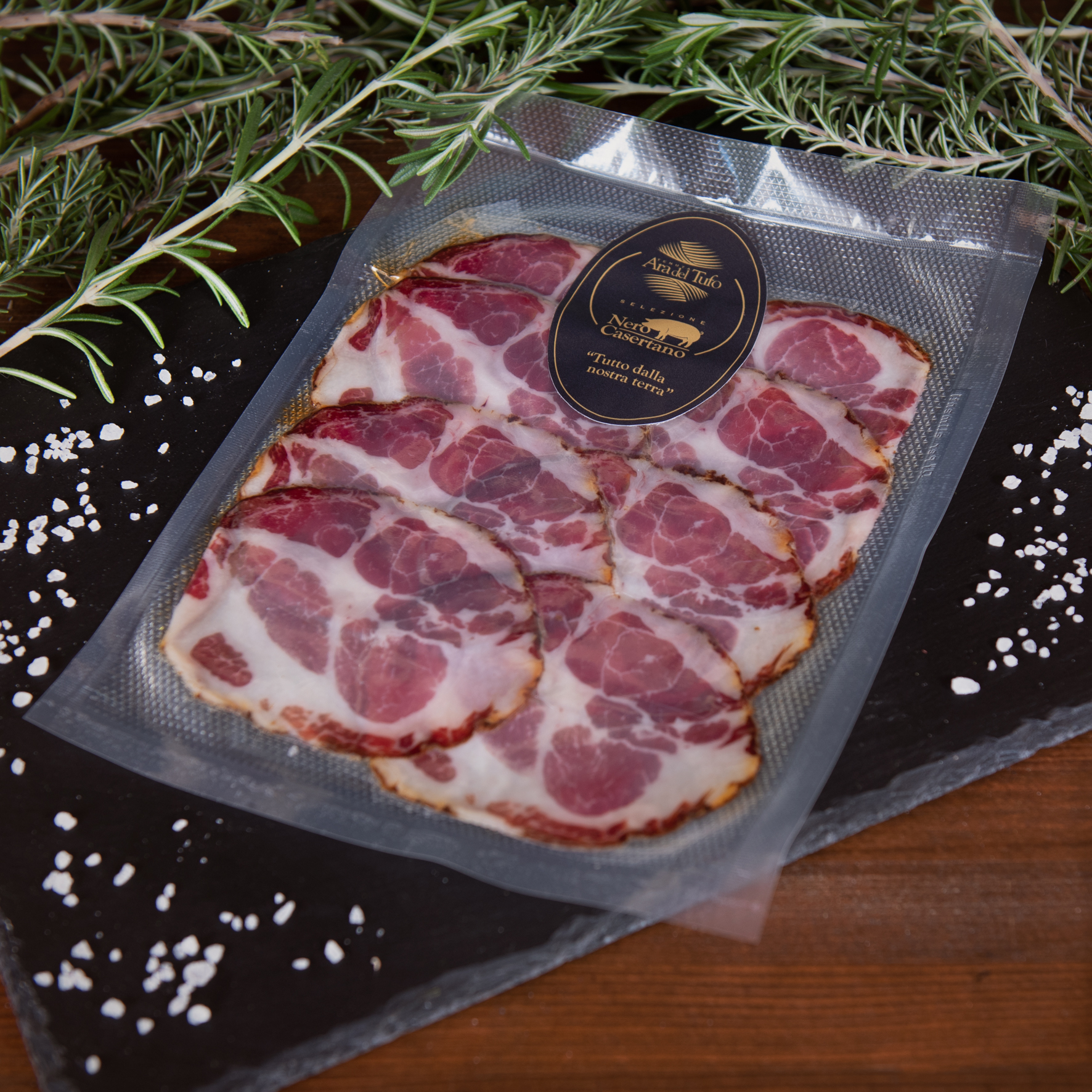 Tenuta Ara del Tufo Salumi Stagionati Lonza Affettata Bio