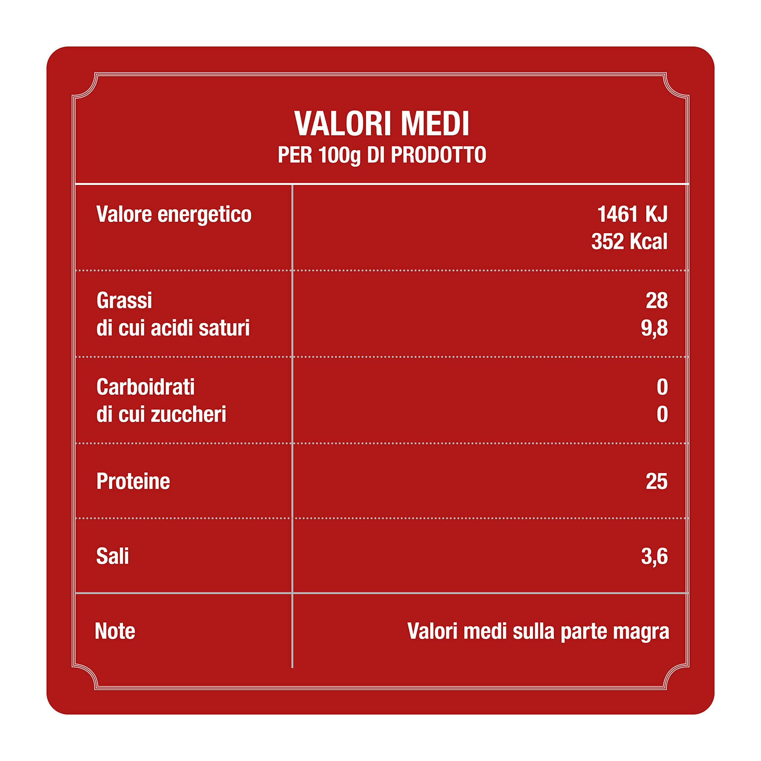 Rovagnati Borgo Rovagnati Salame Rustico Finocchio 2,9 kg Intero