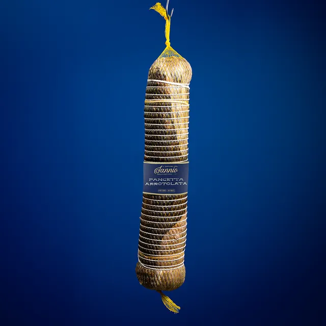 Sapori del Sannio Pancette Arrotolata Pepata salume italiano