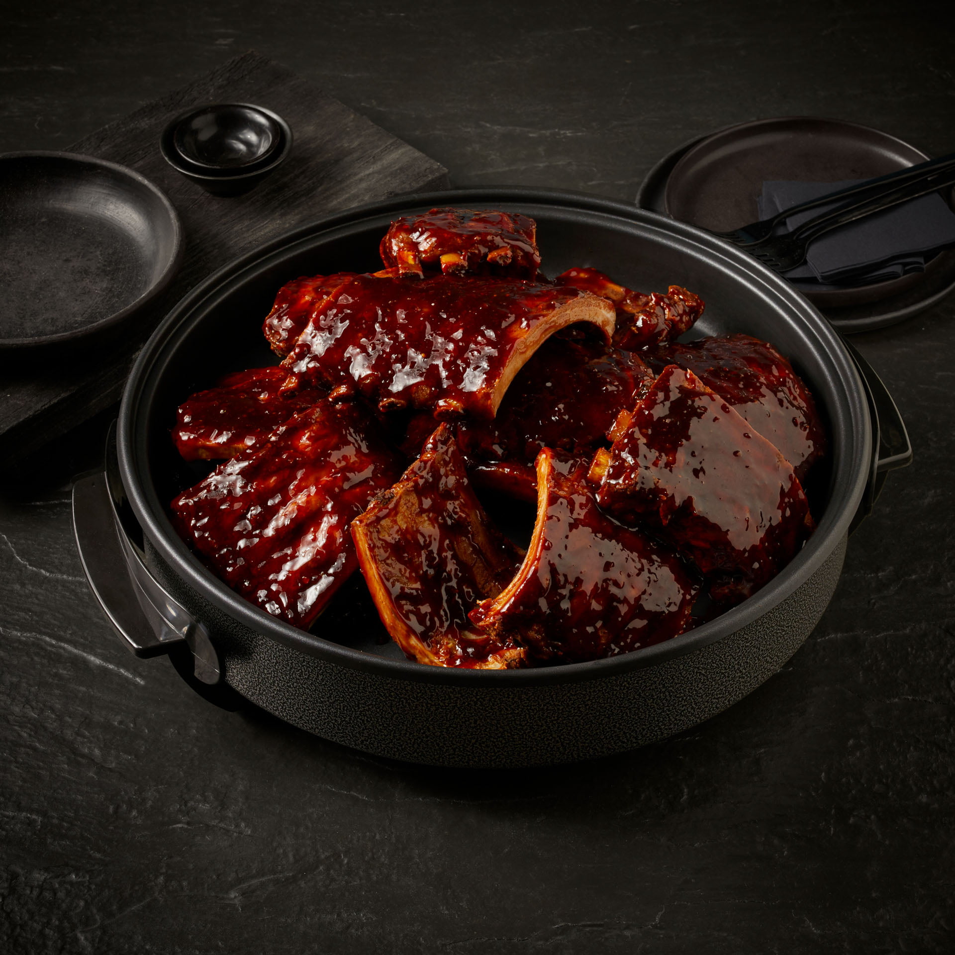 Rooster's Kippannen Spareribpan teglia costine barbecue