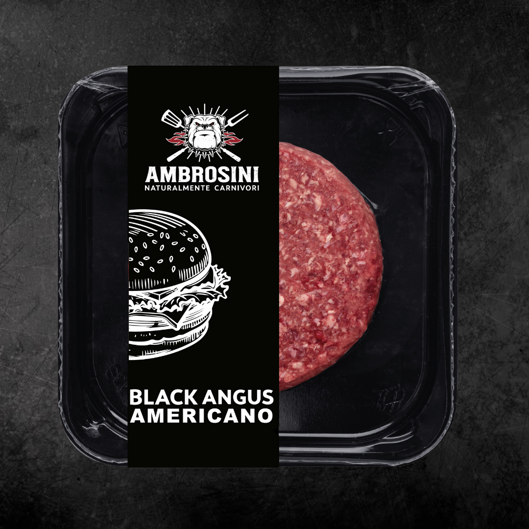 AMBROSINI Hamburger Black Angus America Hamburger 200 g