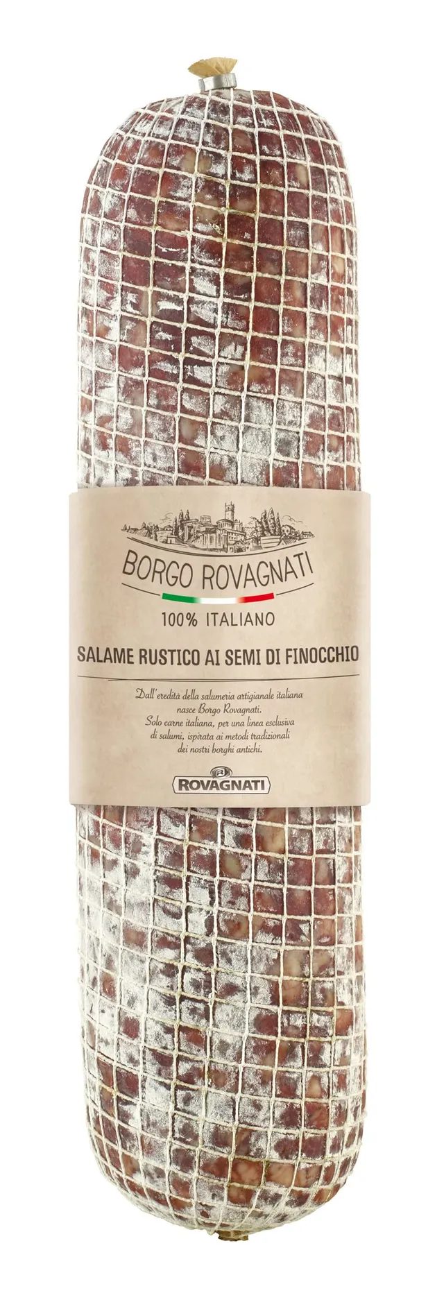 Rovagnati Borgo Rovagnati Salame Rustico Finocchio 2,9 kg Intero