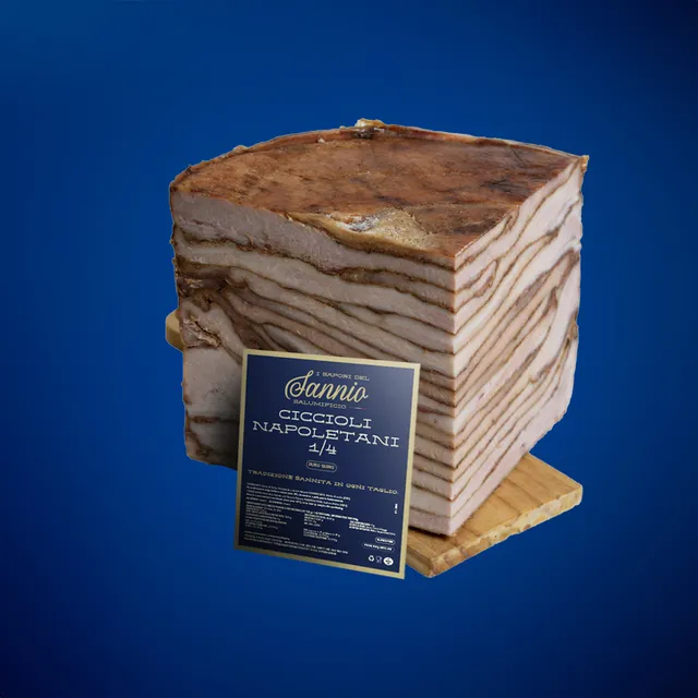 Sapori del Sannio Strutto e Ciccioli Ciccioli Spicchio 4 kg Pressati