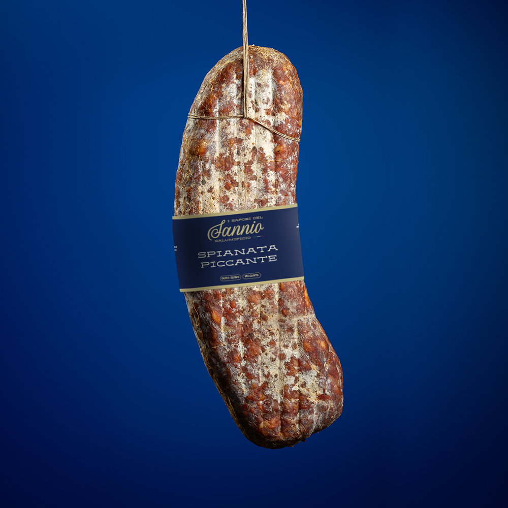 Sapori del Sannio Salami Spianata Piccante Pressata da Taglio