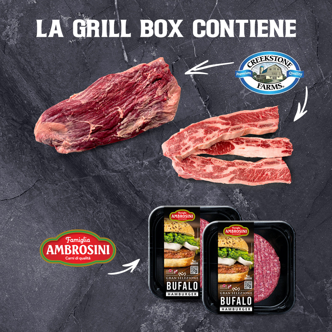 AMBROSINI Box Box Grill Box Carne Black Angus e Bufalo