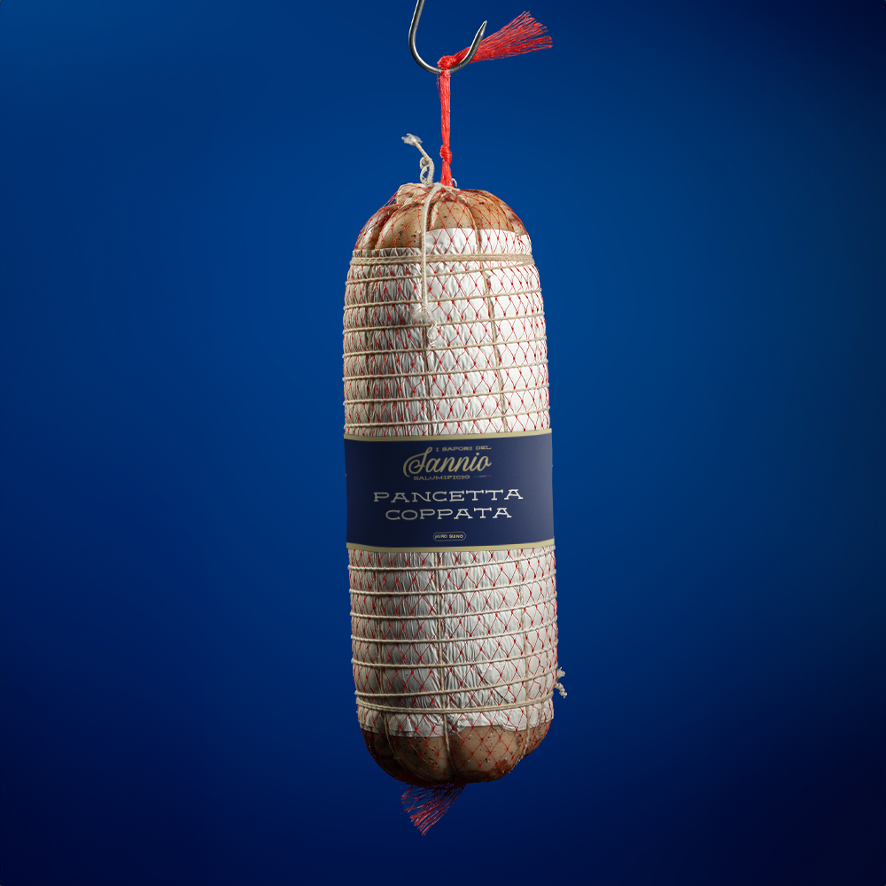 Sapori del Sannio Pancetta Coppata stagionata sottovuoto compatta