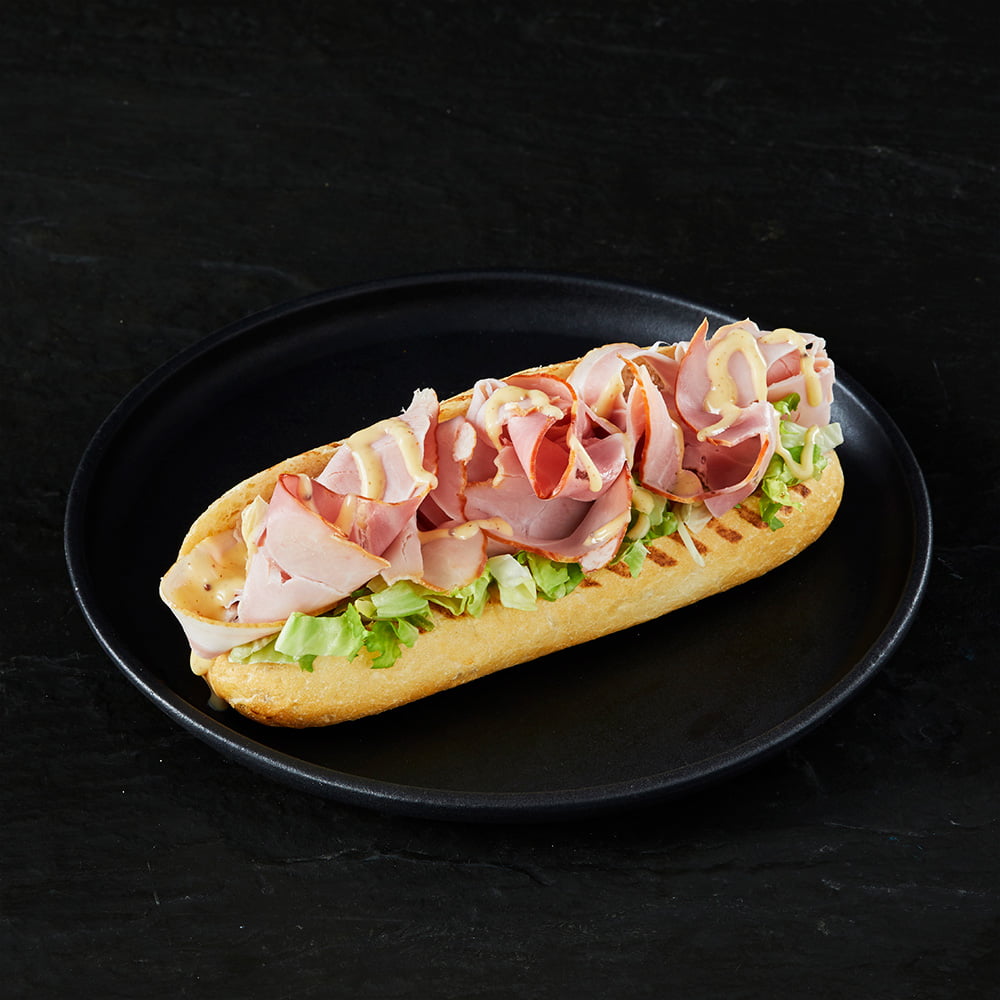 Rooster's Broodjes Beenham panino prosciutto miele-senape