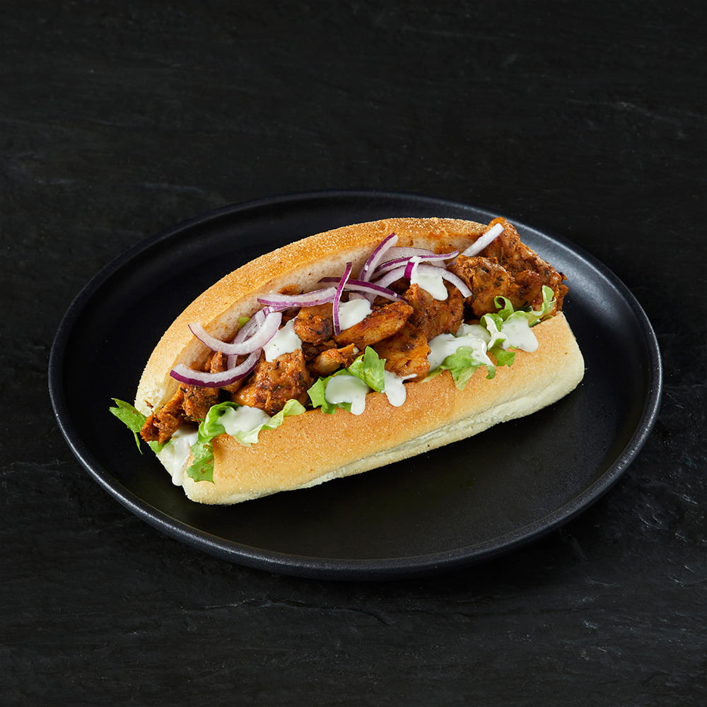 Rooster's Broodjes Broodje kipgyros panino pollo gyros tzatziki