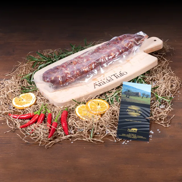 Tenuta Ara del Tufo Tagliere Pala Canvas Gift Box Regalo Salumi