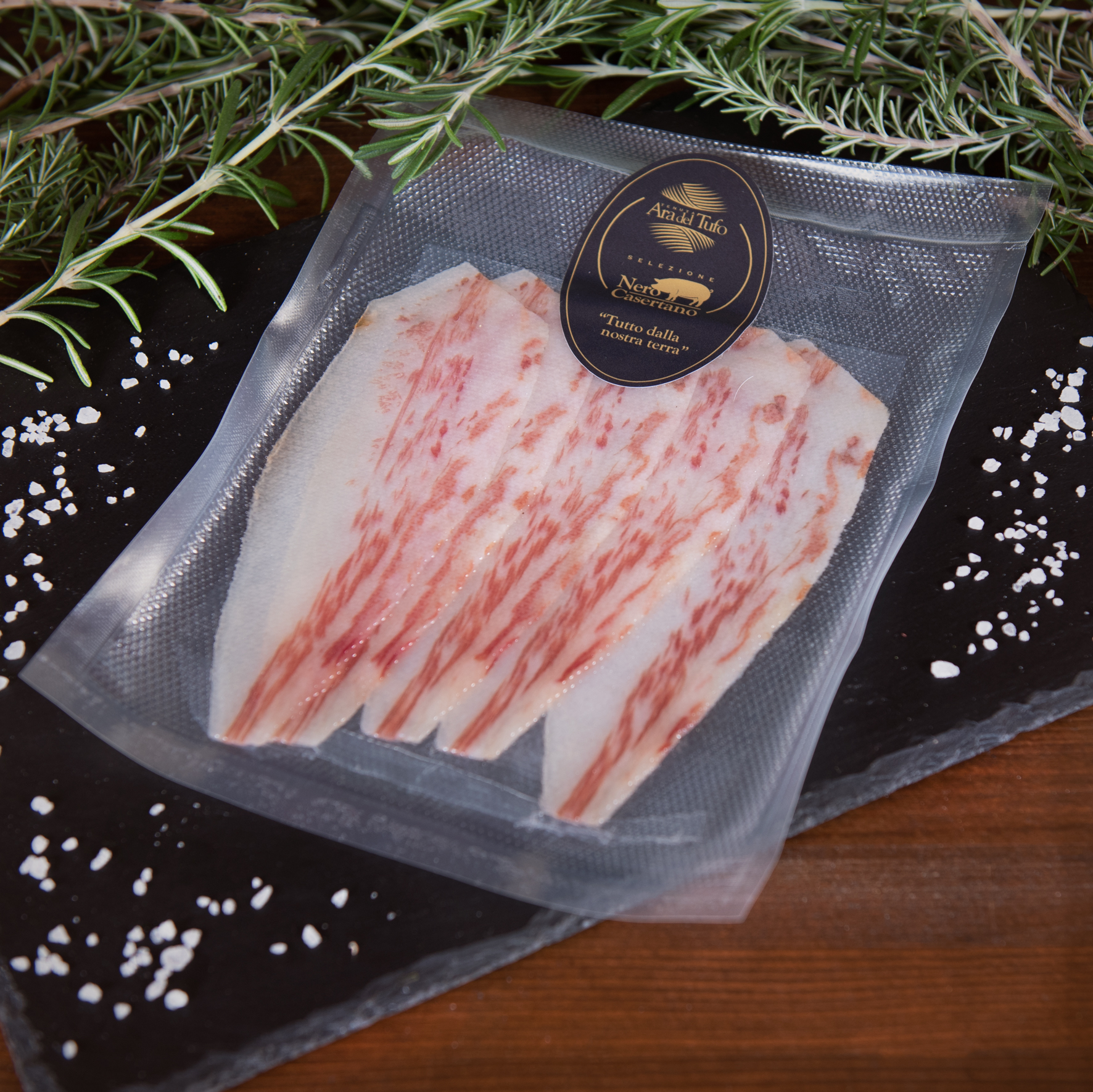 Tenuta Ara del Tufo Salumi Guanciale Stagionato Bio Affettato